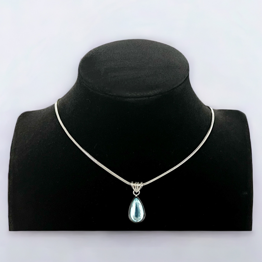 Water droplet necklace Silver