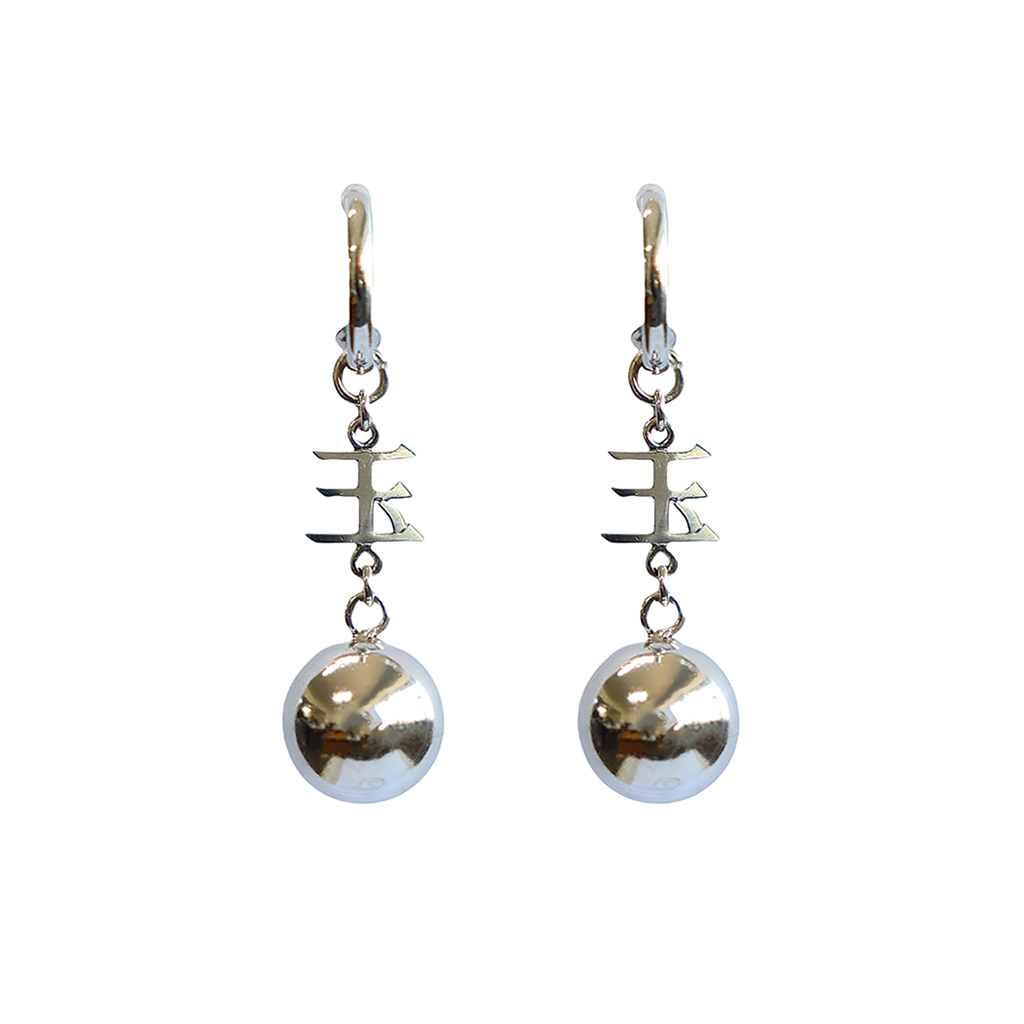 Jade 玉 Symbol Earrings