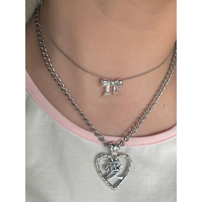 Vine of Love Necklace - Silver
